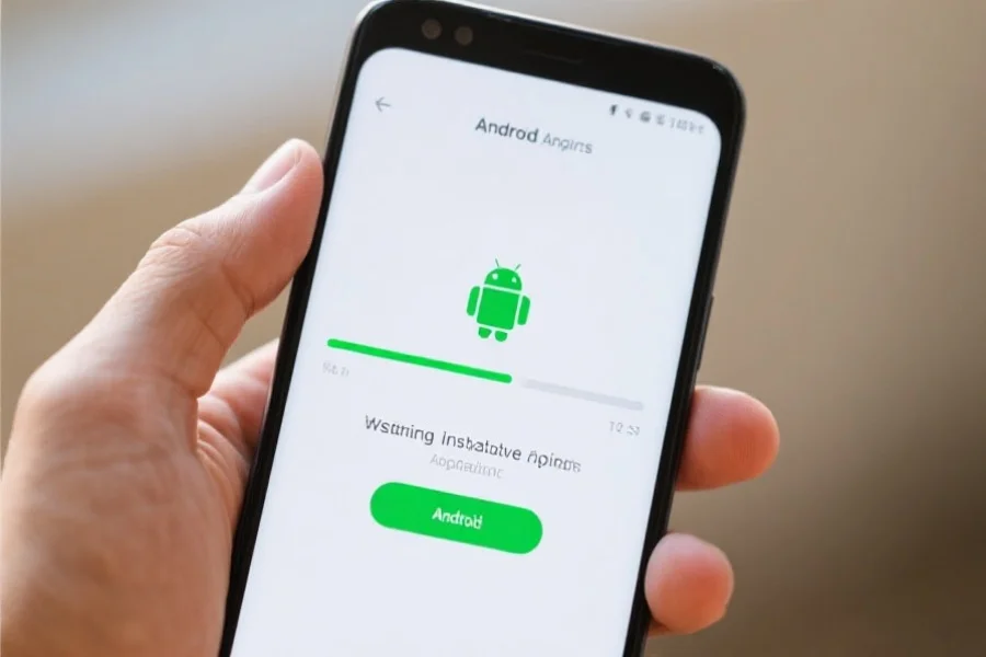 安卓手机正在安装蓝狮App